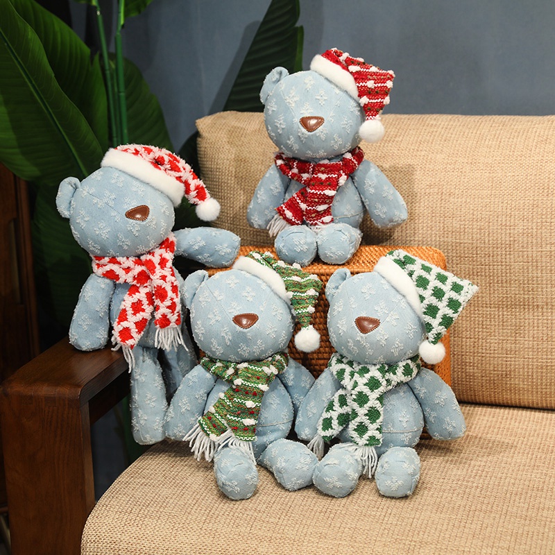 Christmas Teddy Bear Plush Doll Wholesale Unique Styling Factory Direct Sales Soft and Comfortable 11