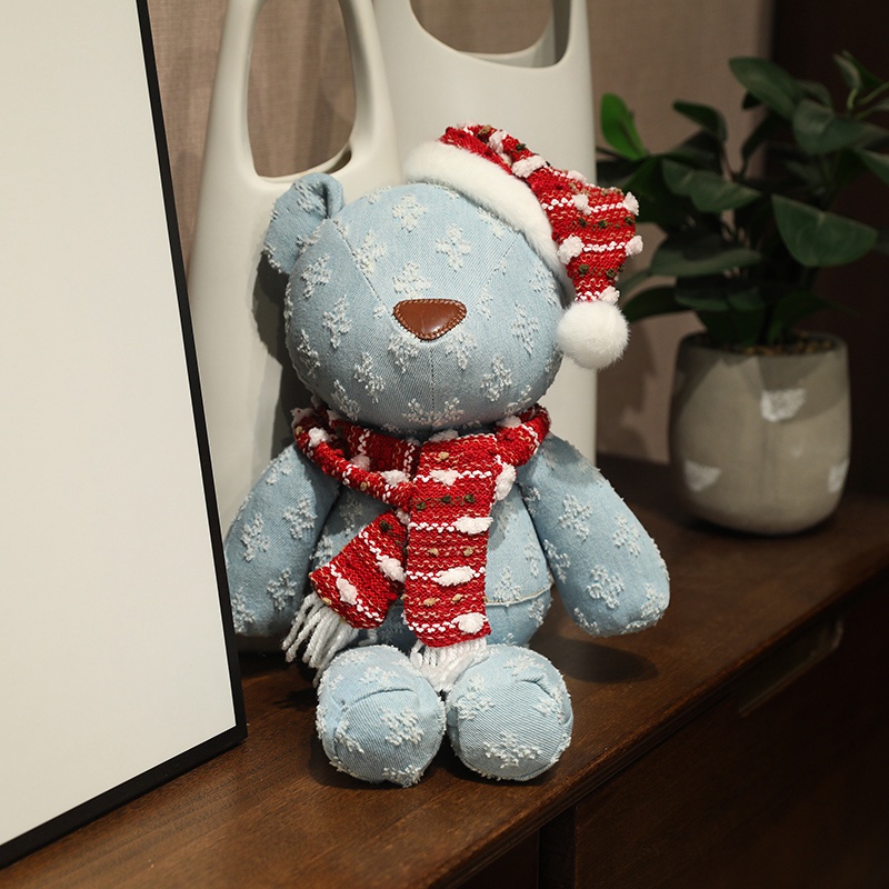 Christmas Teddy Bear Plush Doll Wholesale Unique Styling Factory Direct Sales Soft and Comfortable 15