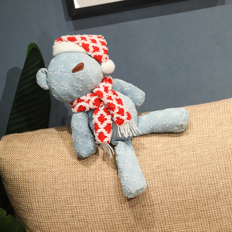 Christmas Teddy Bear Plush Doll Wholesale Unique Styling Factory Direct Sales Soft and Comfortable 16