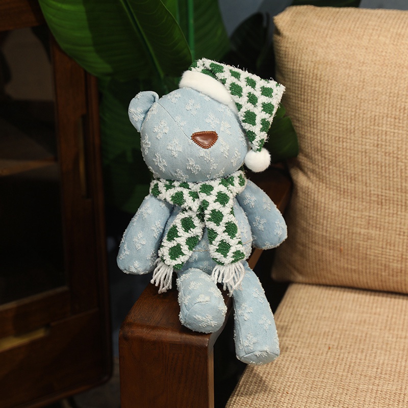 Christmas Teddy Bear Plush Doll Wholesale Unique Styling Factory Direct Sales Soft and Comfortable 17