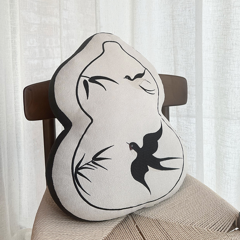 Creative design of plush toys with new Chinese style pillows, soft, comfortable and fashionable home styling 12
