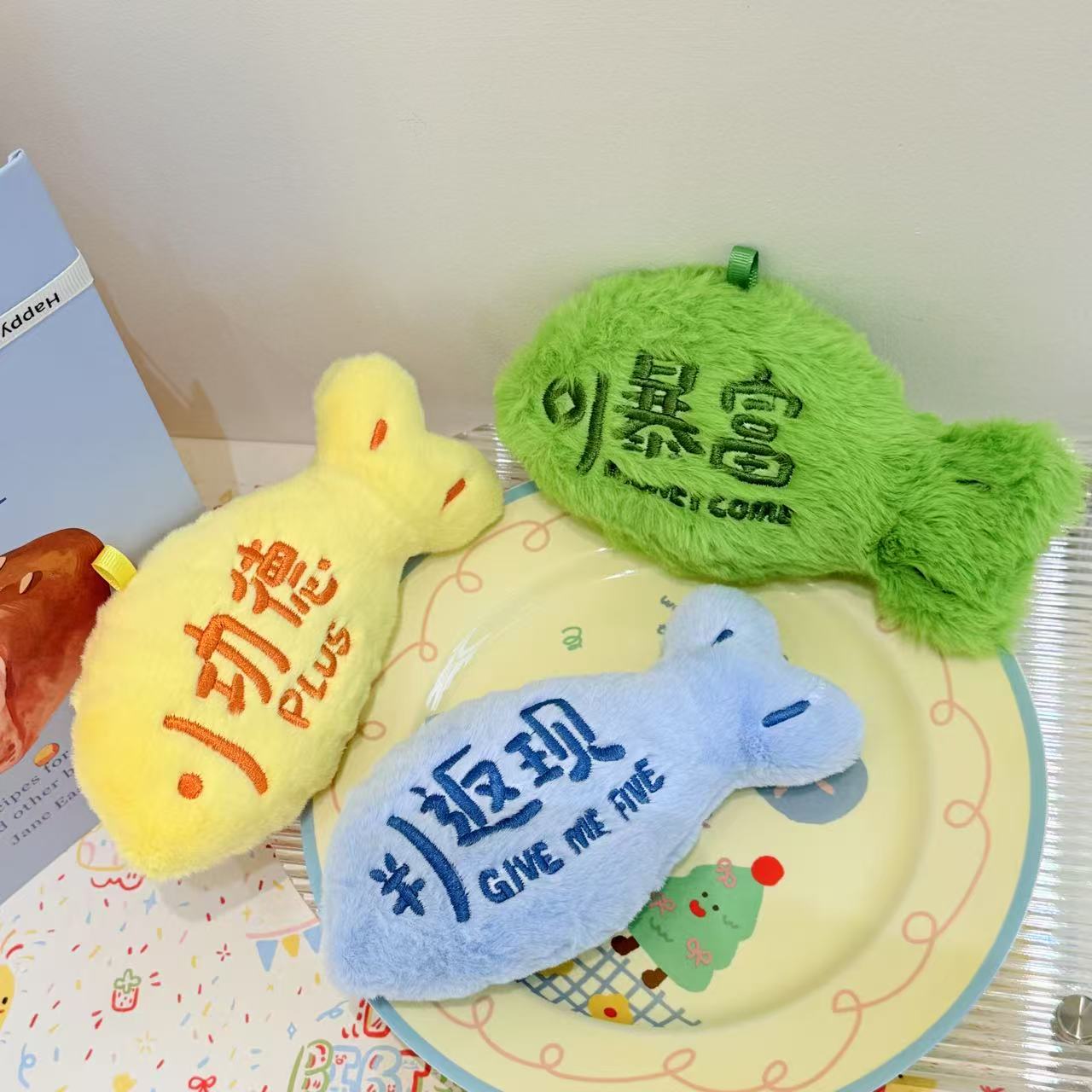 Koi Wishing Fish Plush Doll Creative Design Soft, Comfortable, Comfortable, Comfortable, Accompanying 12