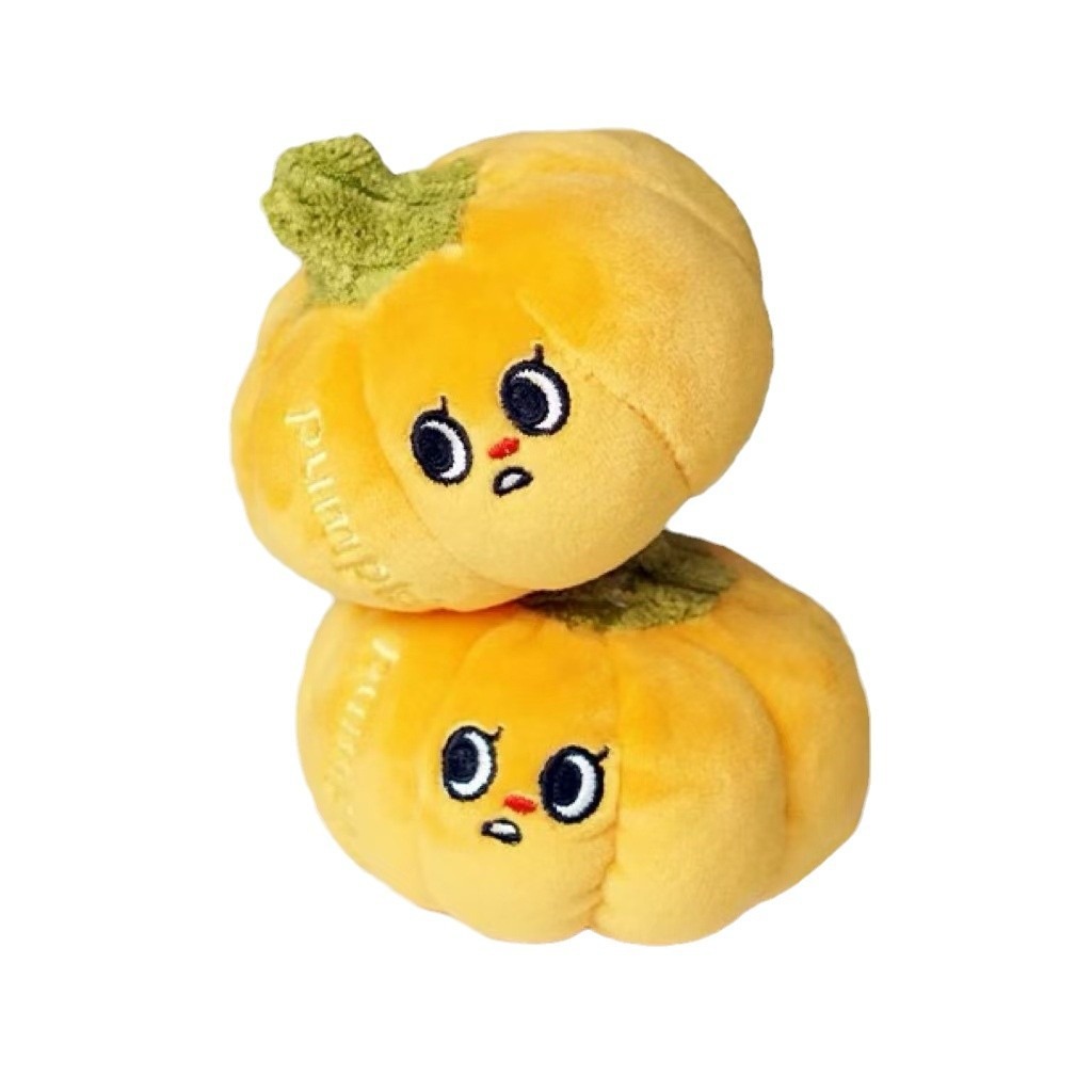 6*9cm Plush Toy Manufacturer Custom Stuffed Lovely Factory Wholesale Halloween Pumpkin Plush Doll for Decoration 10