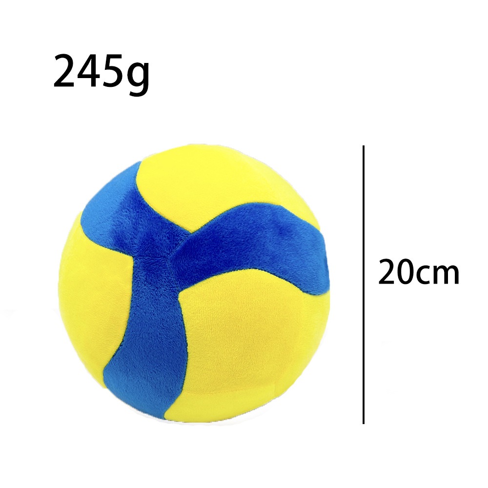 20cm Hot Selling  Trending Beach Volleyball Plush Toy Wholesale Customized Logo Pelota De Voleibol Soft Touch 14