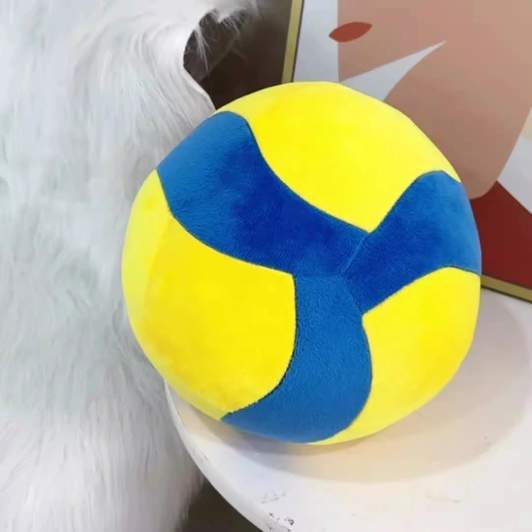 20cm Hot Selling  Trending Beach Volleyball Plush Toy Wholesale Customized Logo Pelota De Voleibol Soft Touch 1