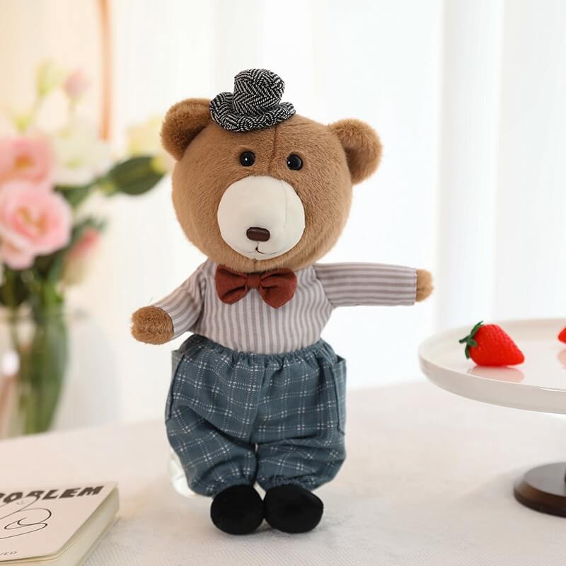 Wholesale 35CM Valentine's Day Stuffed Bunny Cute Couple Plush Toy Lovely Luxurious Little Bunny Bear Stuffed Animal 15