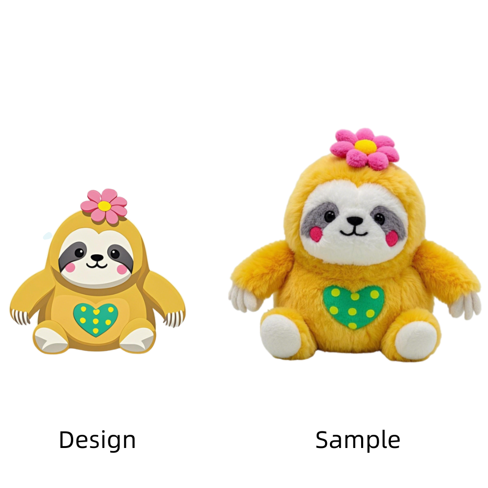 Custom Plush Sloth Toys Wholesale | Soft Stuffed Animals, Cute Pillows & Holiday Gifts  | Low MOQ 10