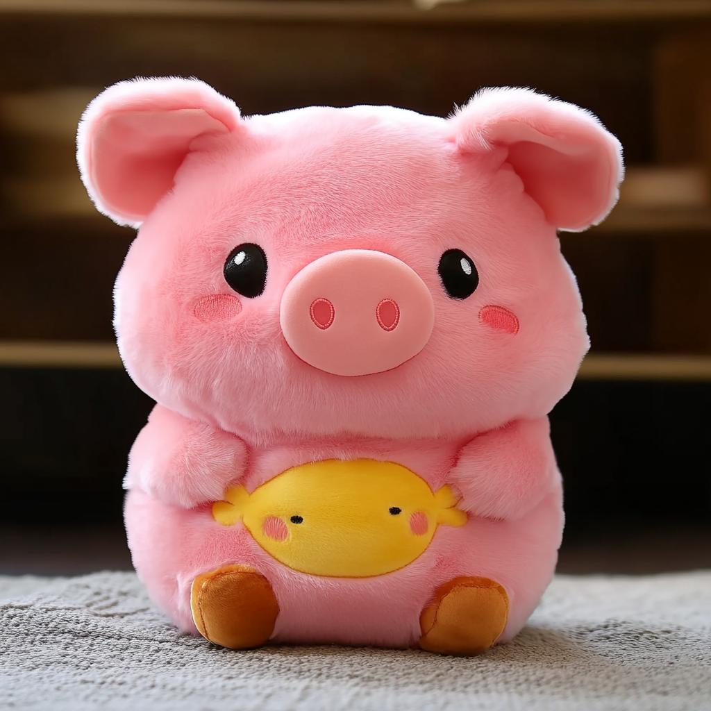 Customized Super Soft Squishy Piggy Plushies Soft Toy Cuddly Cartoon Stuffed Animal Plush Figure Toys Decor Gift 11