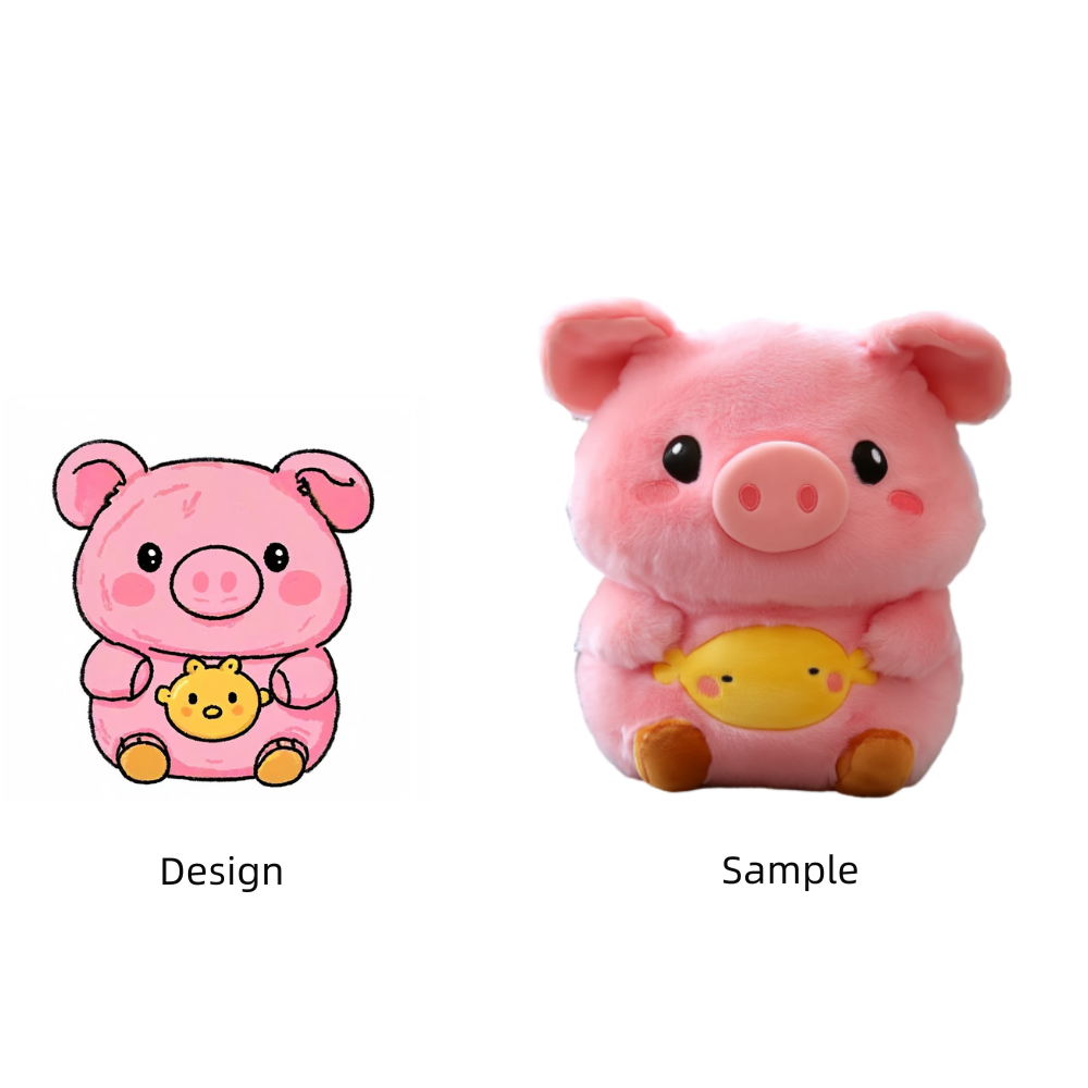 Customized Super Soft Squishy Piggy Plushies Soft Toy Cuddly Cartoon Stuffed Animal Plush Figure Toys Decor Gift 9