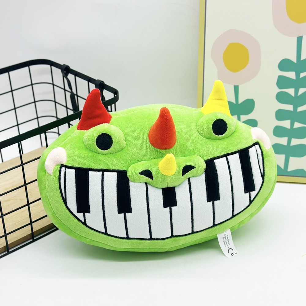 22cm Factory Wholesale Poppyed Pianosaurus Song Cartoon Plush Doll Anime Nightmare Game Plushie Stuffed Doll Toys Kids 14