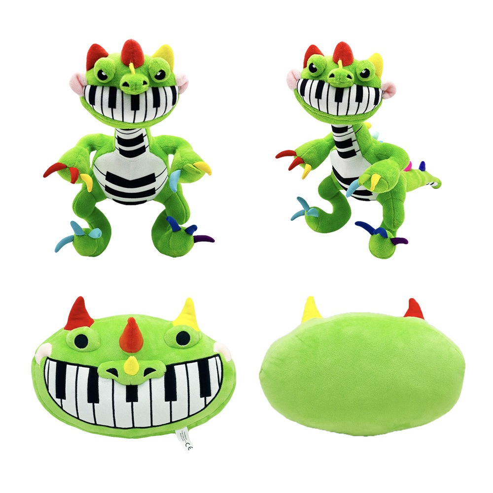 22cm Factory Wholesale Poppyed Pianosaurus Song Cartoon Plush Doll Anime Nightmare Game Plushie Stuffed Doll Toys Kids 11