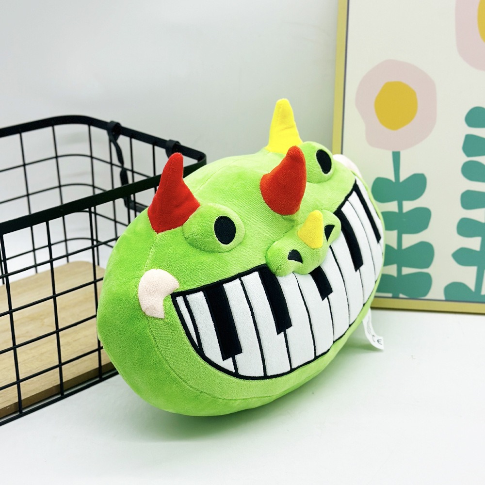 22cm Factory Wholesale Poppyed Pianosaurus Song Cartoon Plush Doll Anime Nightmare Game Plushie Stuffed Doll Toys Kids 15