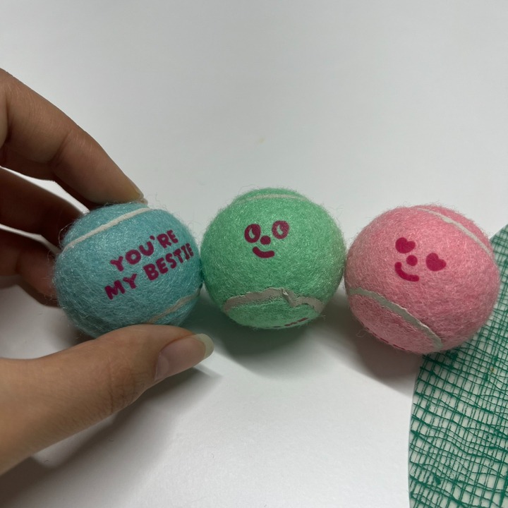 Factory Direct 4cm Muti Colour Dog Toy Ball Training Playing Easy Catching Toy Promotional Pet Tennis Ball for Dog 17