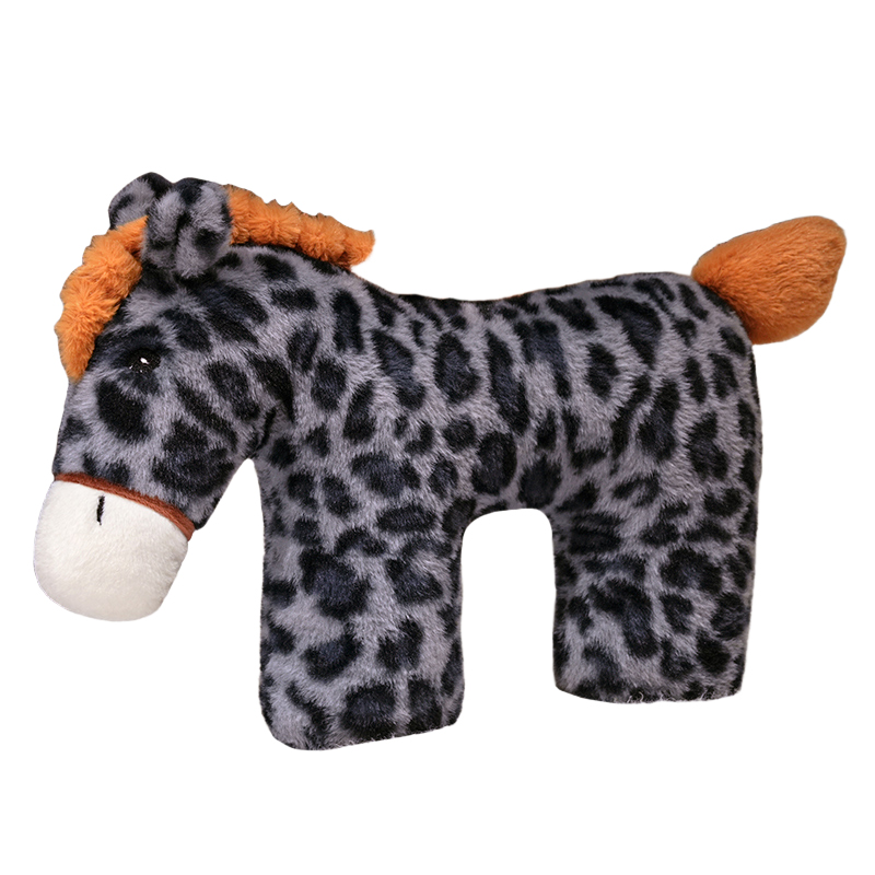 Плюшевая кукла «Пятнистая пони» с принтом. Креативный дизайн, уникальный стиль, модный подарок для украшения дома. 18