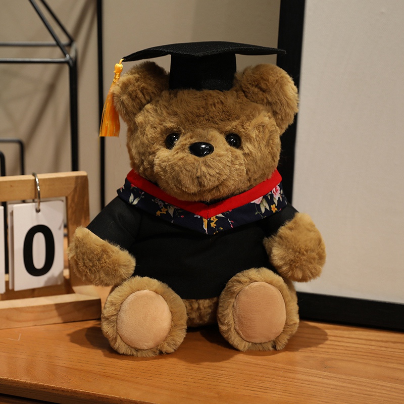 Graduation PhD Bear Creative Design Soft and Comfortable Graduation Season Gift for Students and Friends 13