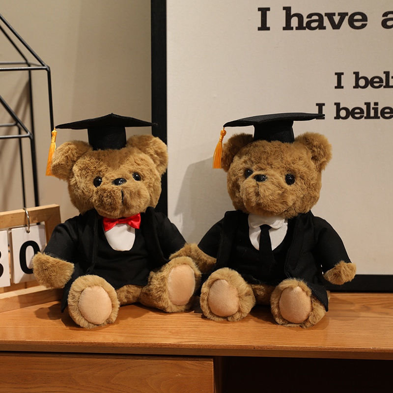 Graduation PhD Bear Creative Design Soft and Comfortable Graduation Season Gift for Students and Friends 19