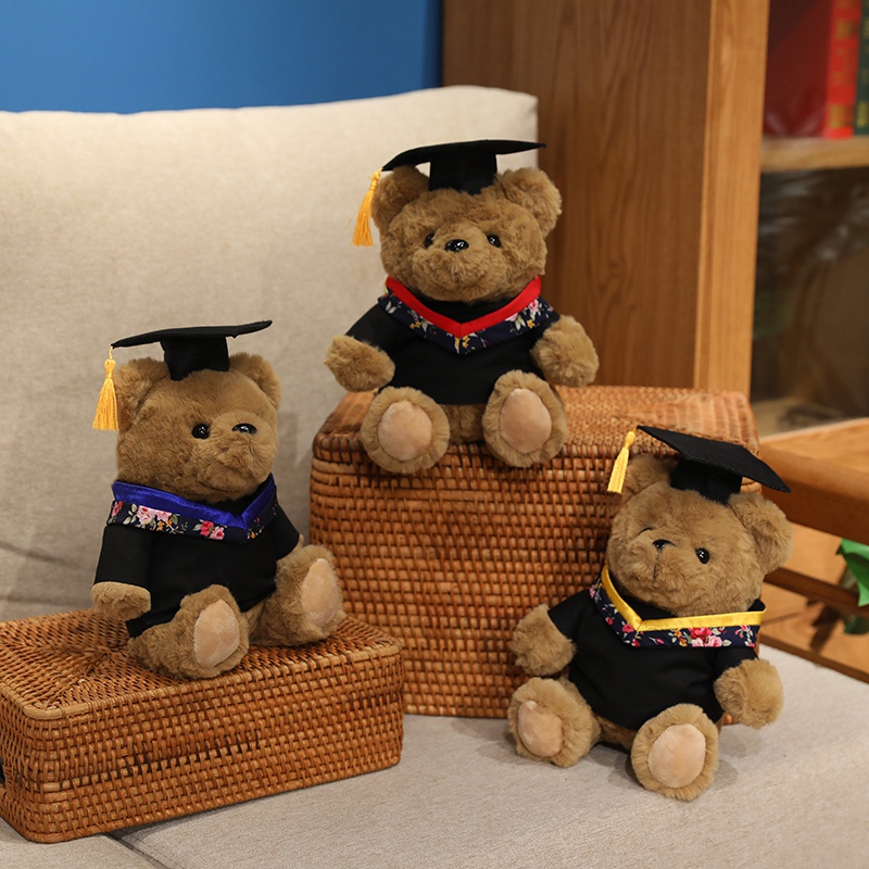 Graduation PhD Bear Creative Design Soft and Comfortable Graduation Season Gift for Students and Friends 24