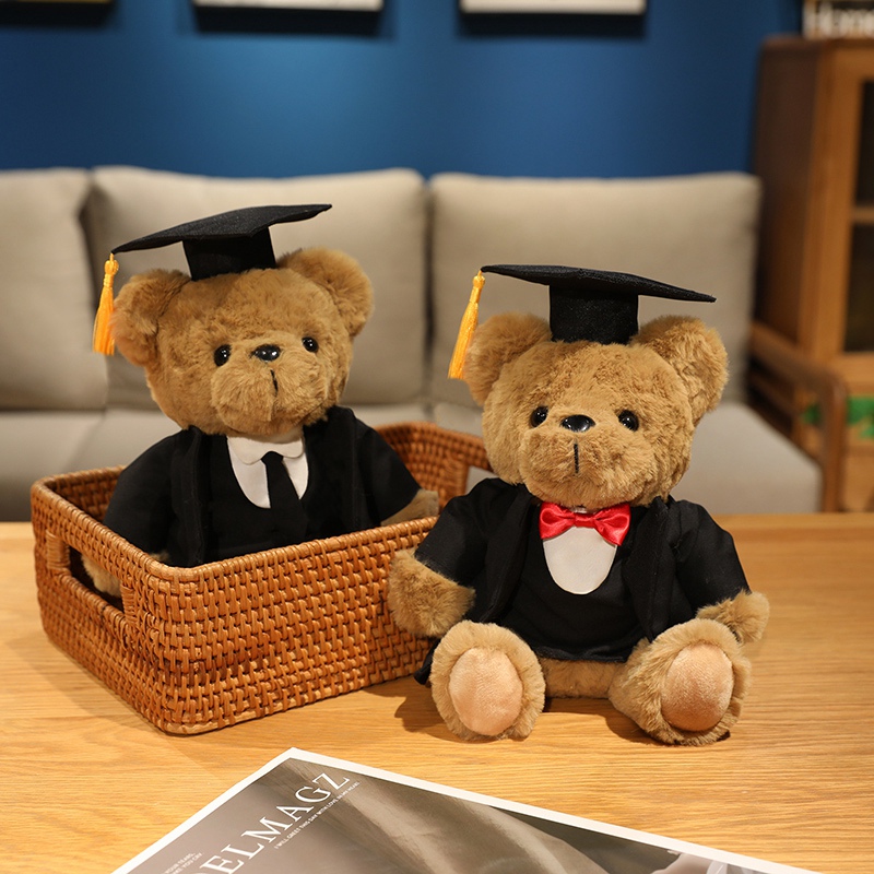 Graduation PhD Bear Creative Design Soft and Comfortable Graduation Season Gift for Students and Friends 17