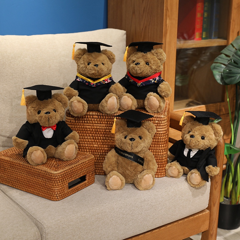 Graduation PhD Bear Creative Design Soft and Comfortable Graduation Season Gift for Students and Friends 23