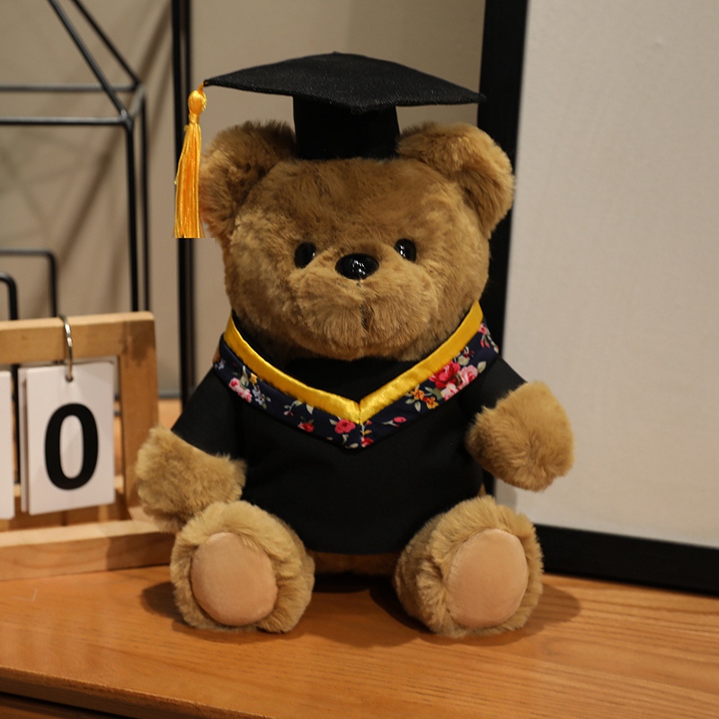 Graduation PhD Bear Creative Design Soft and Comfortable Graduation Season Gift for Students and Friends 12