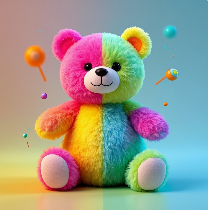 Color Carnival, Full of Vitality: Party Protagonist of Dopamine Teddy Bear Color World 13