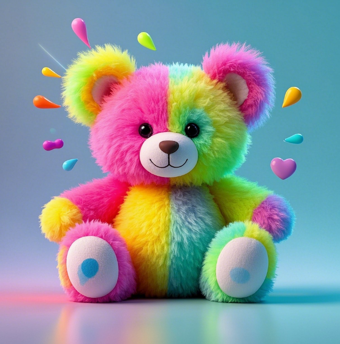 Color Carnival, Full of Vitality: Party Protagonist of Dopamine Teddy Bear Color World 14