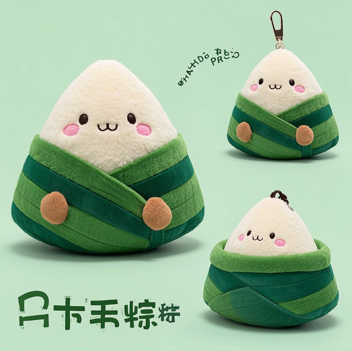 The unique shape and lovely image of Kapibara Zongzi plush dolls are loved by people 15