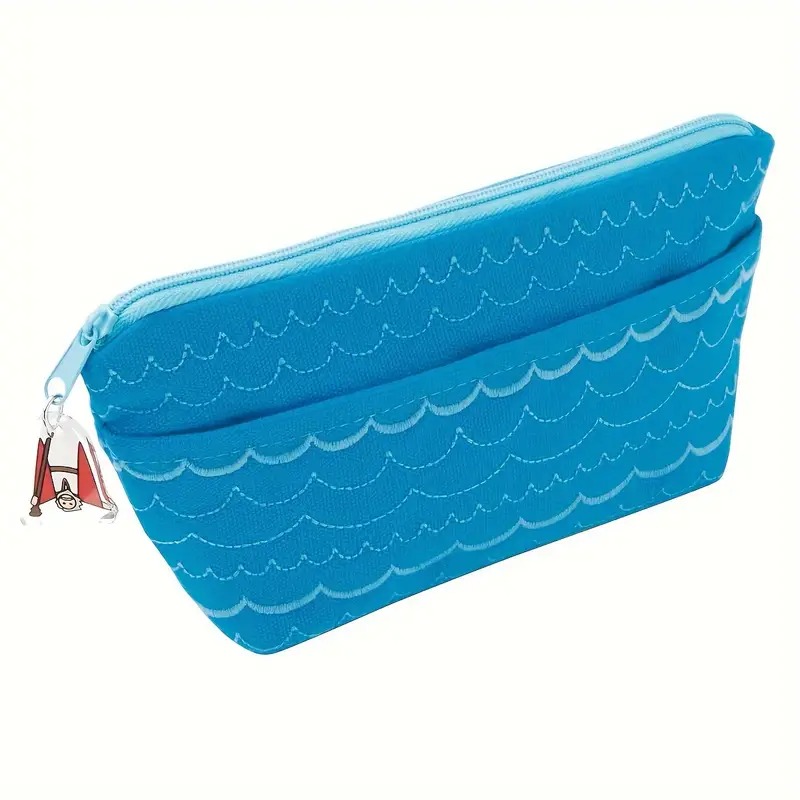 19*10cm High Quality Blue Miraculous Moses Red Sea Parting Pencil/Makeup Bag for Office, School & Everywhere 15