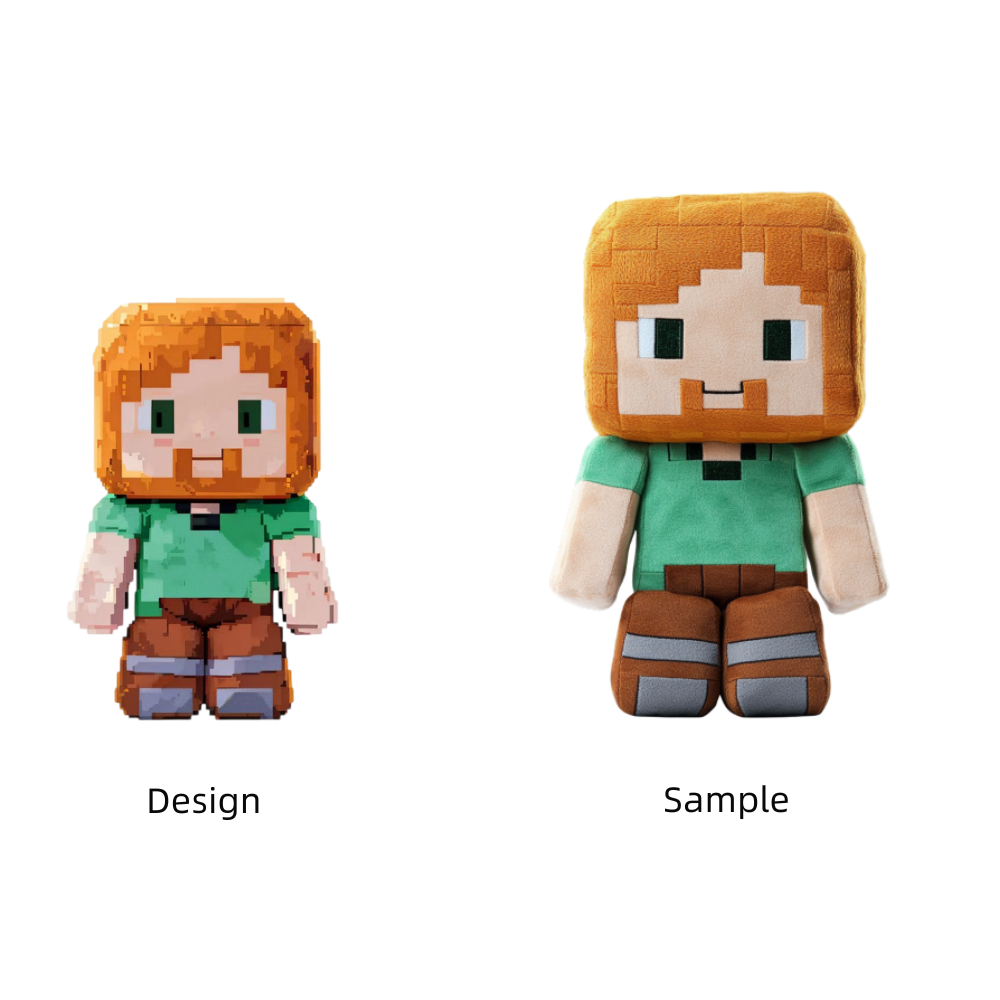 Best Price Custom Plush Toy Manufacturer China Minecraft Style Plush Dolls OEM ODM High Quality Game Stuffed Animals 10