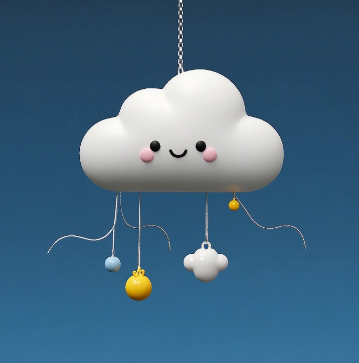 Playful and dynamic dark cloud pendant, cute and lively plush toy can instantly light up dull spaces 14