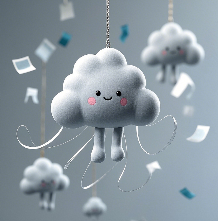 Playful and dynamic dark cloud pendant, cute and lively plush toy can instantly light up dull spaces 16