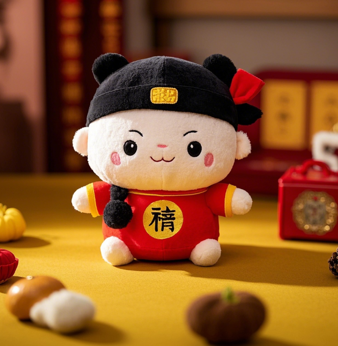 Креативный дизайн плюшевых кукол для кандидатов, набравших наибольшее количество баллов, с добрым смыслом и пожеланиями удачи на вступительных экзаменах в колледж. 13