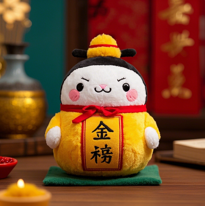 Креативный дизайн плюшевых кукол для кандидатов, набравших наибольшее количество баллов, с добрым смыслом и пожеланиями удачи на вступительных экзаменах в колледж. 11