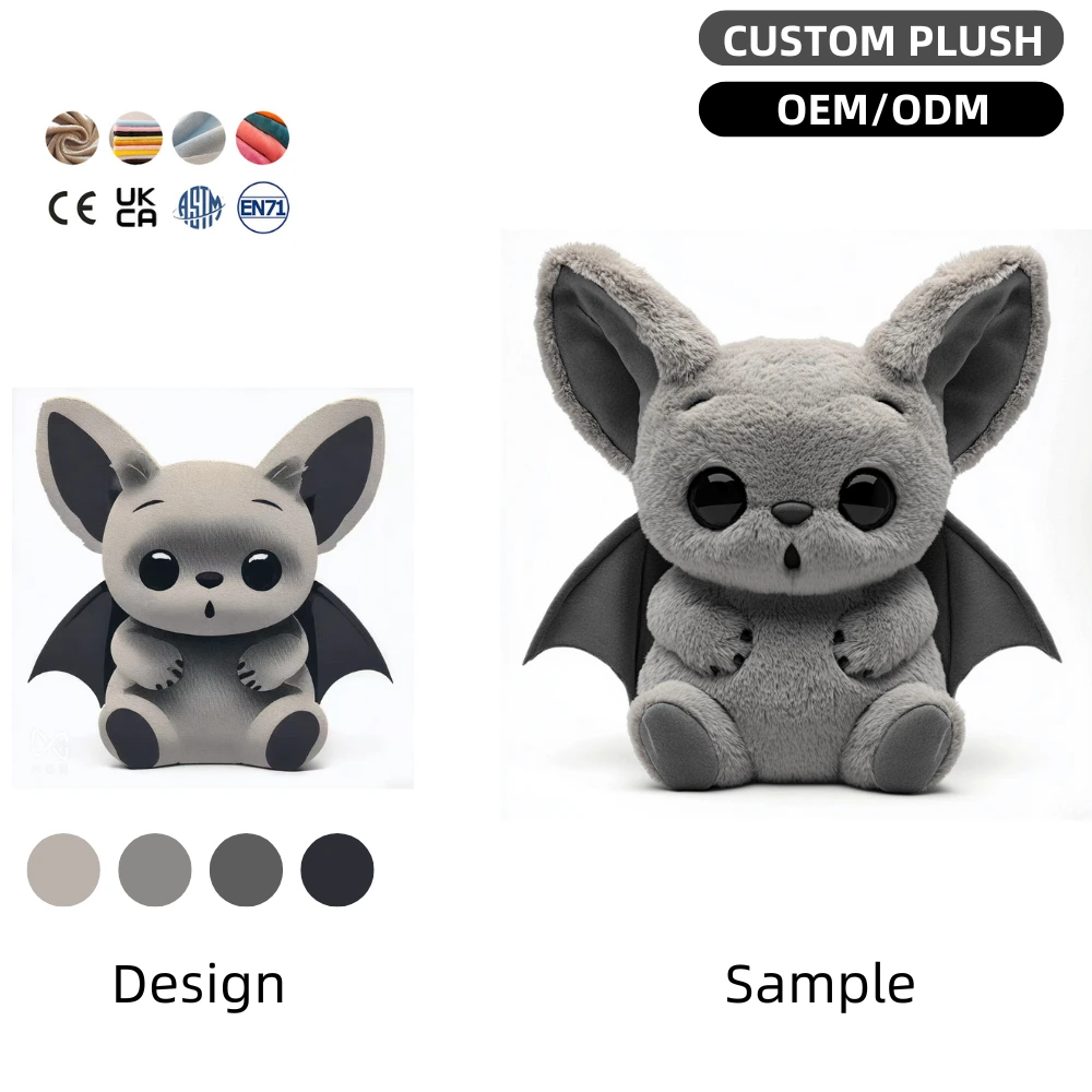 Hot Selling Custom Logo Custom Stuffed Animals Plush Toy Low moq Oem Odm Service Personalized Your Own OC Plush Doll 1