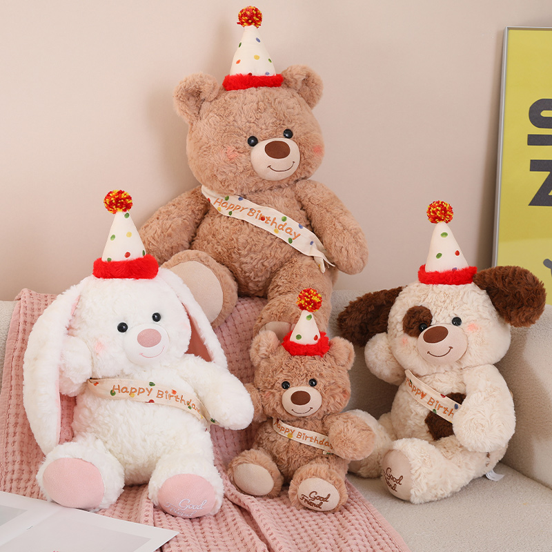 Happy birthday team! Creative design of plush toys to accompany and soothe, soft and comfortable 11