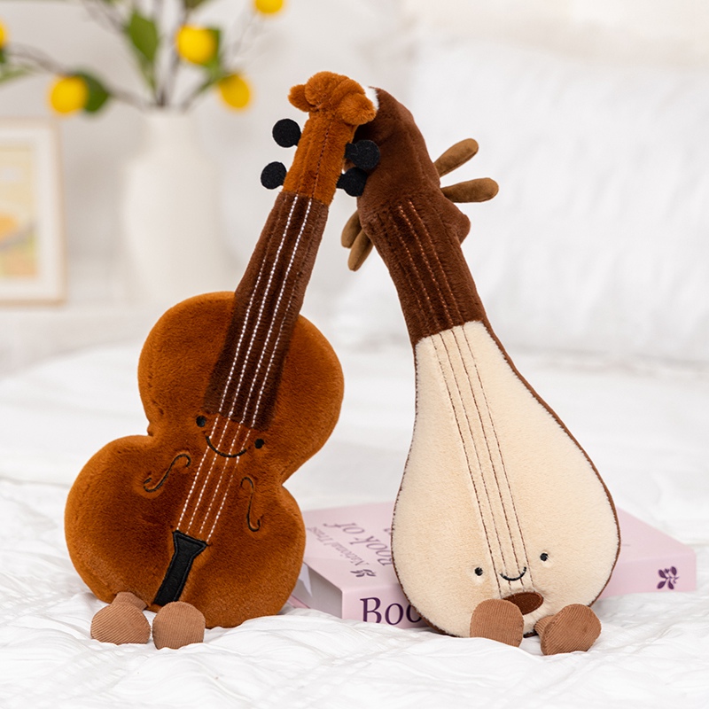 Peluche musicale joyeuse, design créatif, puzzle pour enfants, compagnon apaisant, doux et confortable, cadeau 13