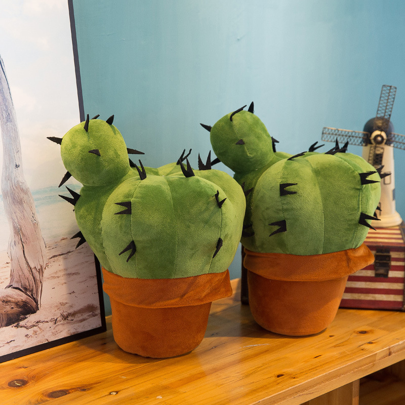 Wholesale Creative Simulation Cactus Ornaments Green Plant Toy Cactus Doll Home Decoration Toy Creative Gift for Room 11