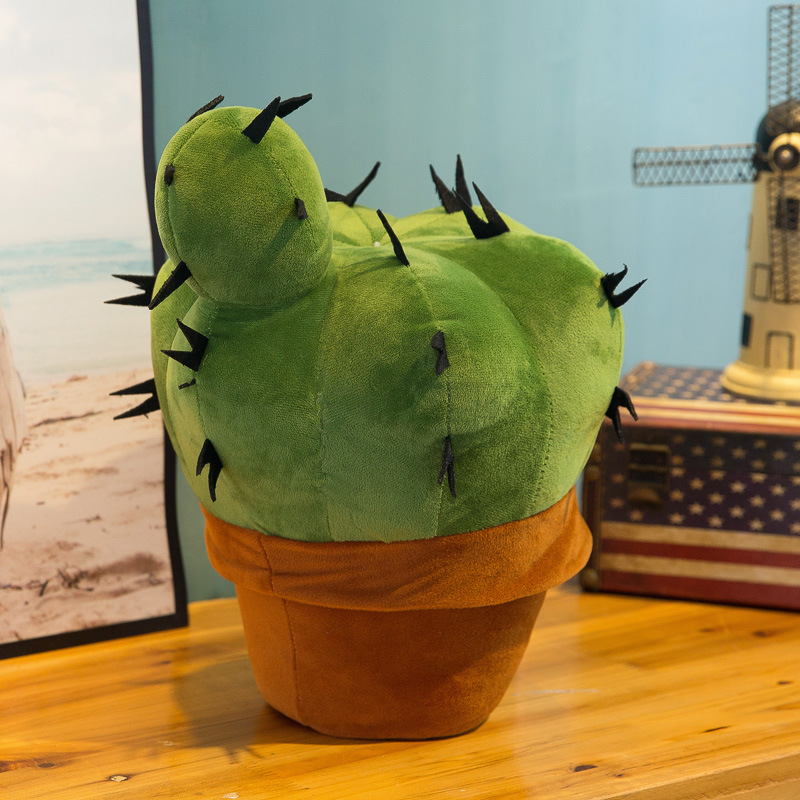 Wholesale Creative Simulation Cactus Ornaments Green Plant Toy Cactus Doll Home Decoration Toy Creative Gift for Room 12