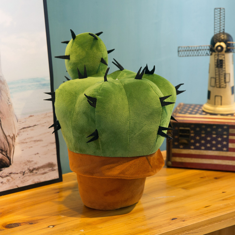 Wholesale Creative Simulation Cactus Ornaments Green Plant Toy Cactus Doll Home Decoration Toy Creative Gift for Room 13