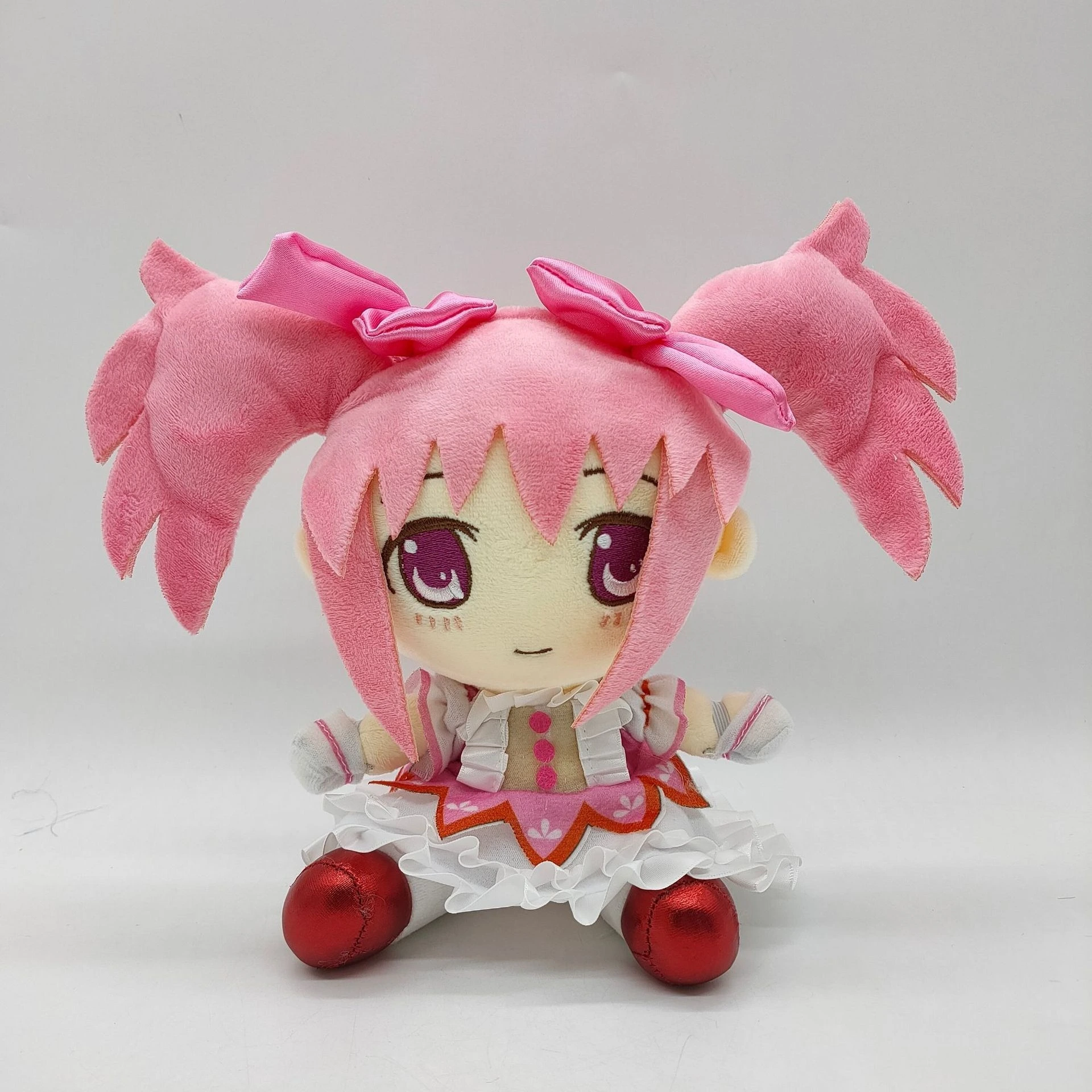 21CM Kaname Madoka Plush Toy Cute Anime Plush Doll  Cosplay Puella Magi Madoka Magica Soft Pillow Birthday Gift 1