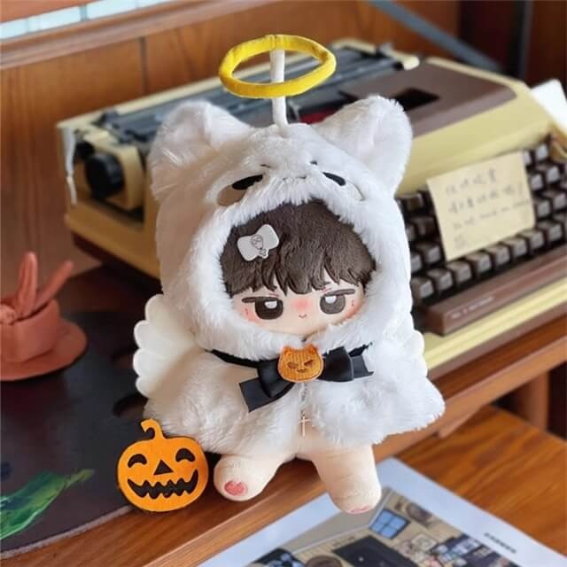 20cm Halloween Cotton Doll Plush Poncho 12