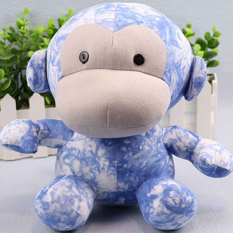 IN STOCK Soft Cute Kawaii Blue 3cm Monkey Plush Toy for Girls Soft High-quality  Cuddly Pillow 8