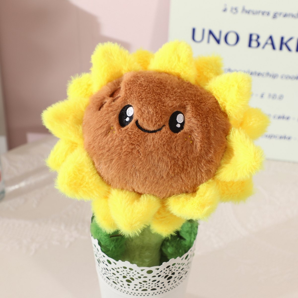 OEM Cartoon Sunflower Plush Toy Game Plant V.S. Zombie Soft Toy  Plant Plushie Doll for Kids 11
