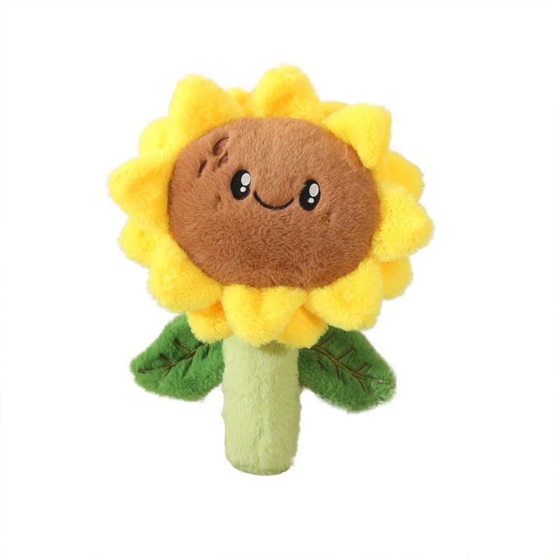 OEM Cartoon Sunflower Plush Toy Game Plant V.S. Zombie Soft Toy  Plant Plushie Doll for Kids 14