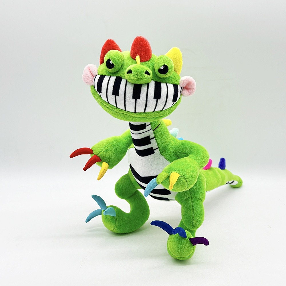 Factory Wholesale 33cm Green Pianosaurus  Cartoon Plush Doll Anime Nightmare Game Plushie Stuffed Doll Toys Kids 13