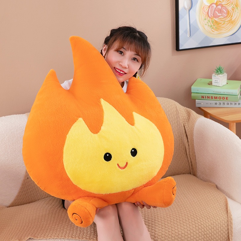 Hot Selling Special Simulation Bonfire Plush Toy Stuffed Cartoon Fire Doll Home Decoration Gifts Soft Flame Doll 13