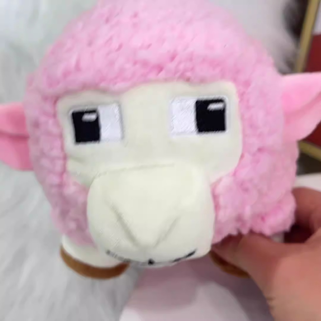 Bonito peluche de oveja rosa de 15 cm para bebé, suave, con nombres personalizados, para niños. 19