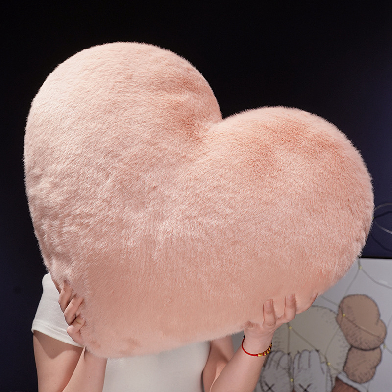 Love Pillow Plush Doll Creative Design Multi Color Optional Warm Home Furnishing 16