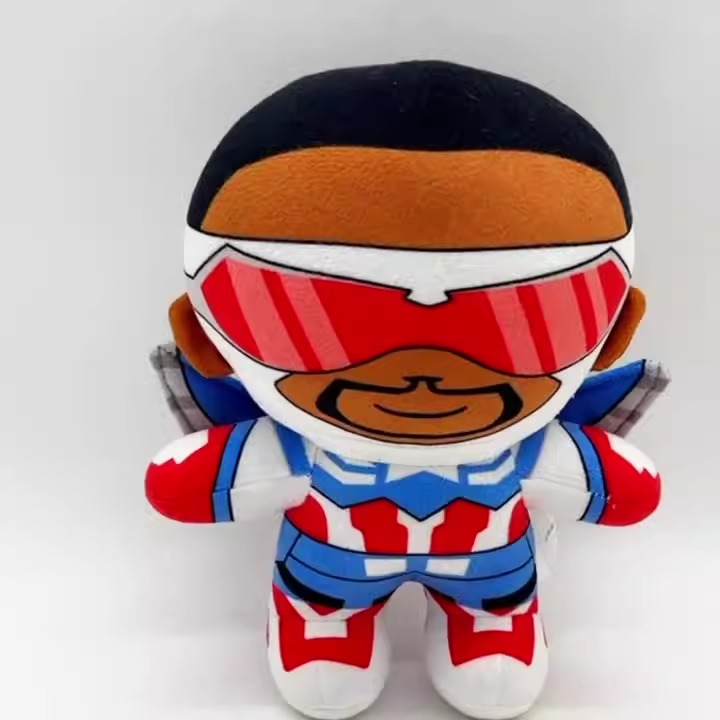 Low MOQ  25 cm Captain America: Brave New World Figure and Decors Custom Standing or Sitting Posture Plush Doll for Gift 13