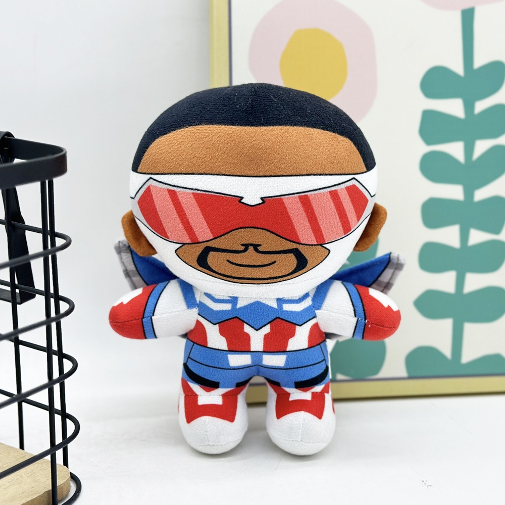 Low MOQ  25 cm Captain America: Brave New World Figure and Decors Custom Standing or Sitting Posture Plush Doll for Gift 10